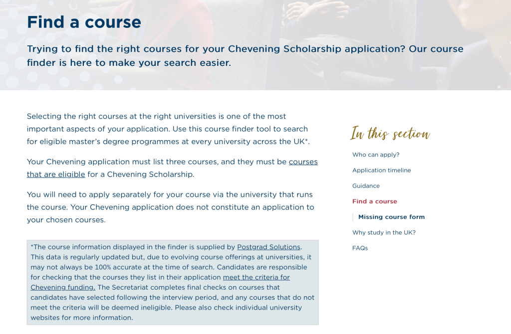 Du học Thạc sĩ Anh - Tìm ngành 