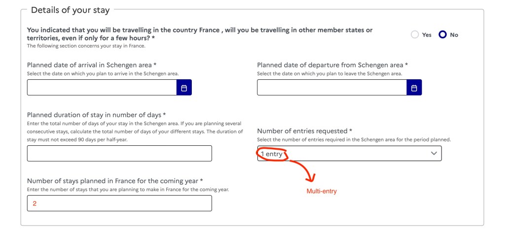 Điền form khi xin visa Schengen từ UK